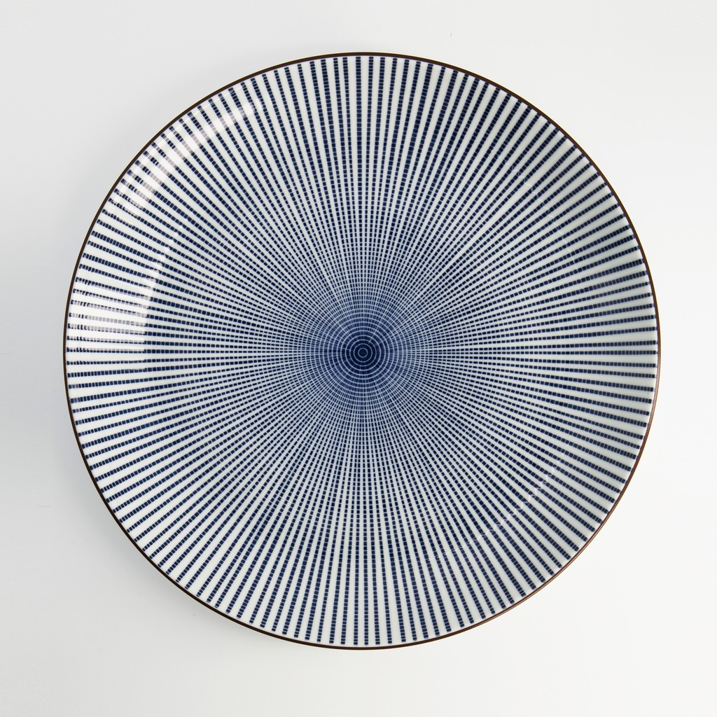 Tallerken "Sandan Blue" 31cm - Tokyo Design Studio — bilde 2