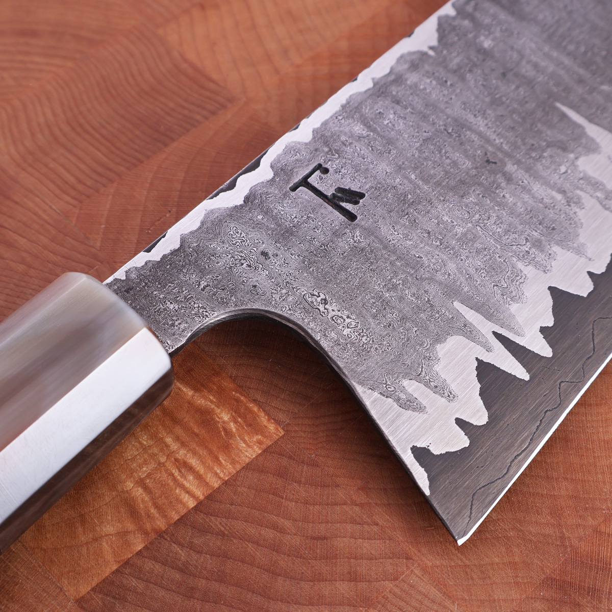 24cm Kokkekniv (gyoto) nr.1, damask - Thulesius Works — bilde 2