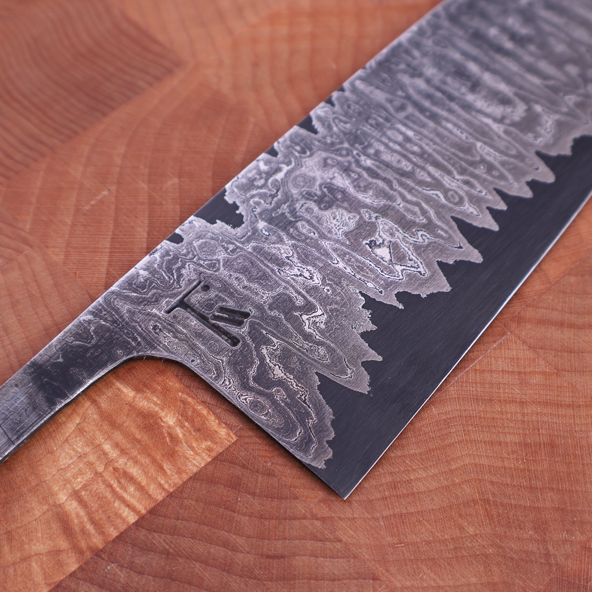 14cm Universalkniv (petty) nr.5, damask - Thulesius Works — bilde 2