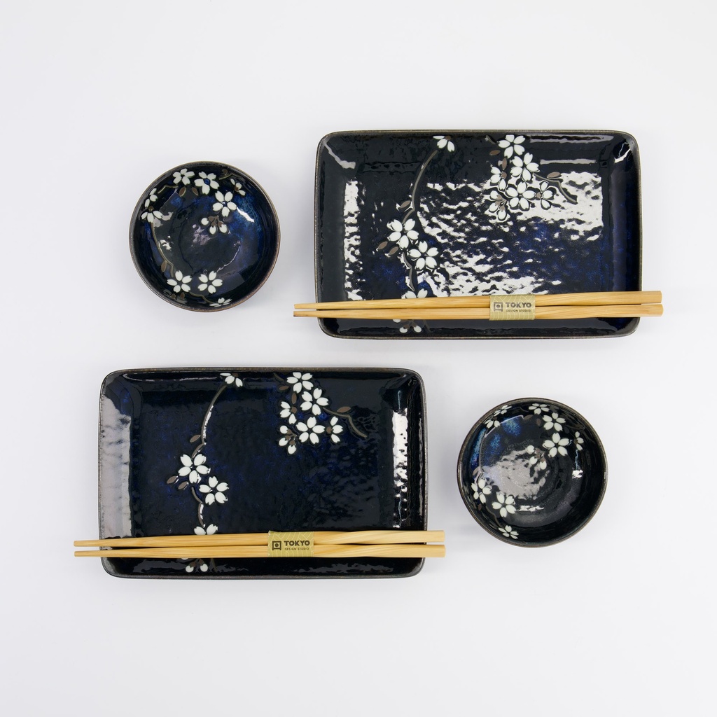 Sushisett 6 deler "Blue Sakura" - Tokyo Design Studio — bilde 2