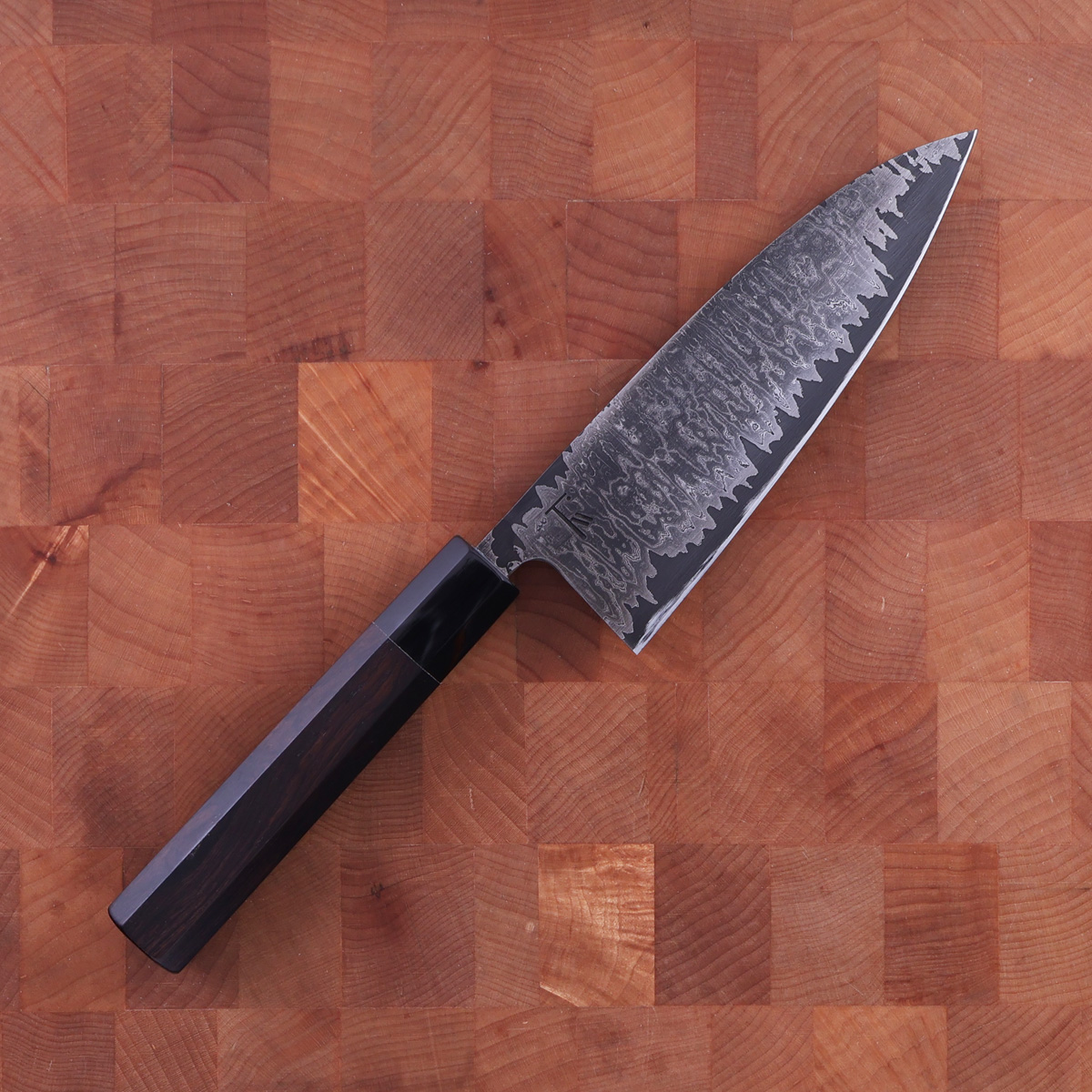 14cm Universalkniv (petty) nr.2, damask - Thulesius Works — bilde 1