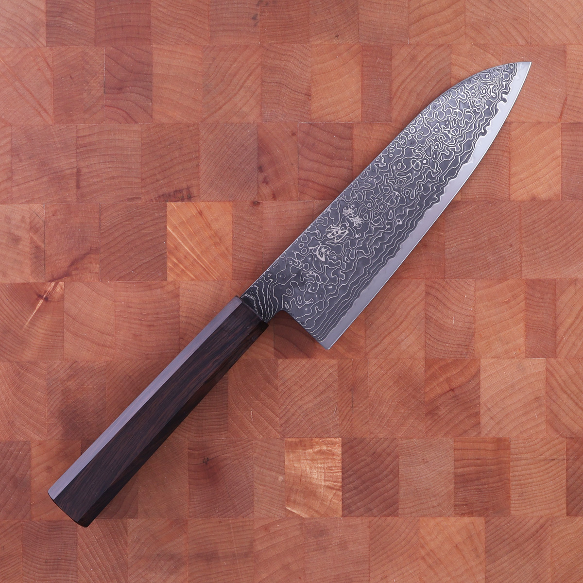 17cm Grønnsakskniv (santoku), Ryuhyo Black, SG2 - Hatsukokoro — bilde 1