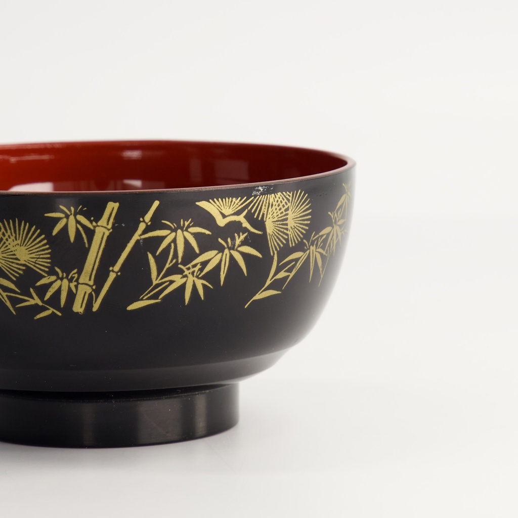 Ris skål "Lacquerware" 11.5cm, black/red - Tokyo Design Studio — bilde 4