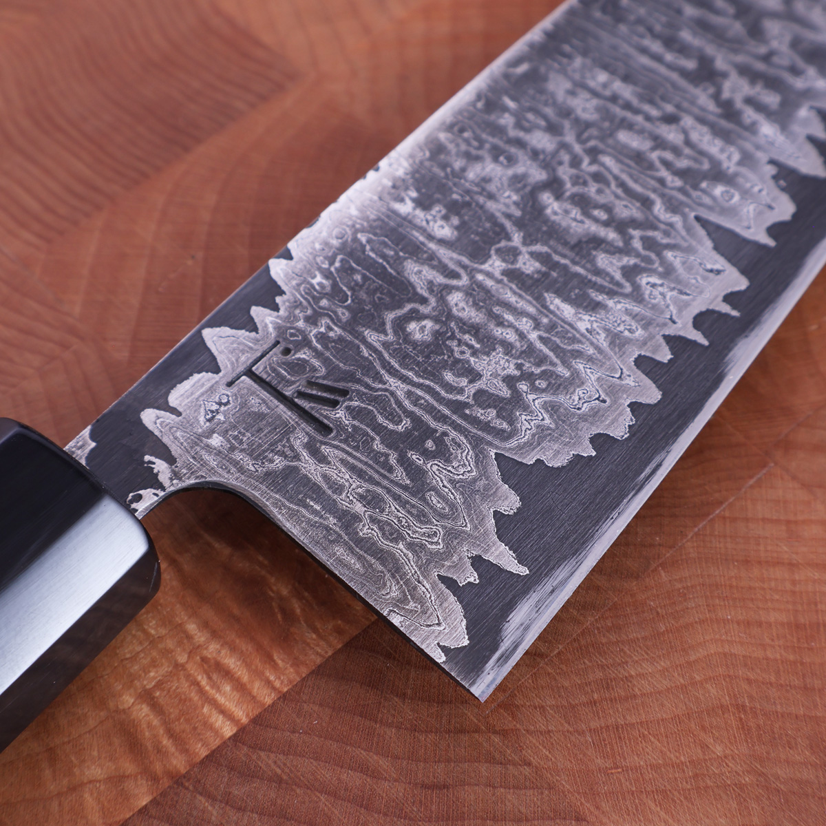 14cm Universalkniv (petty) nr.2, damask - Thulesius Works — bilde 2