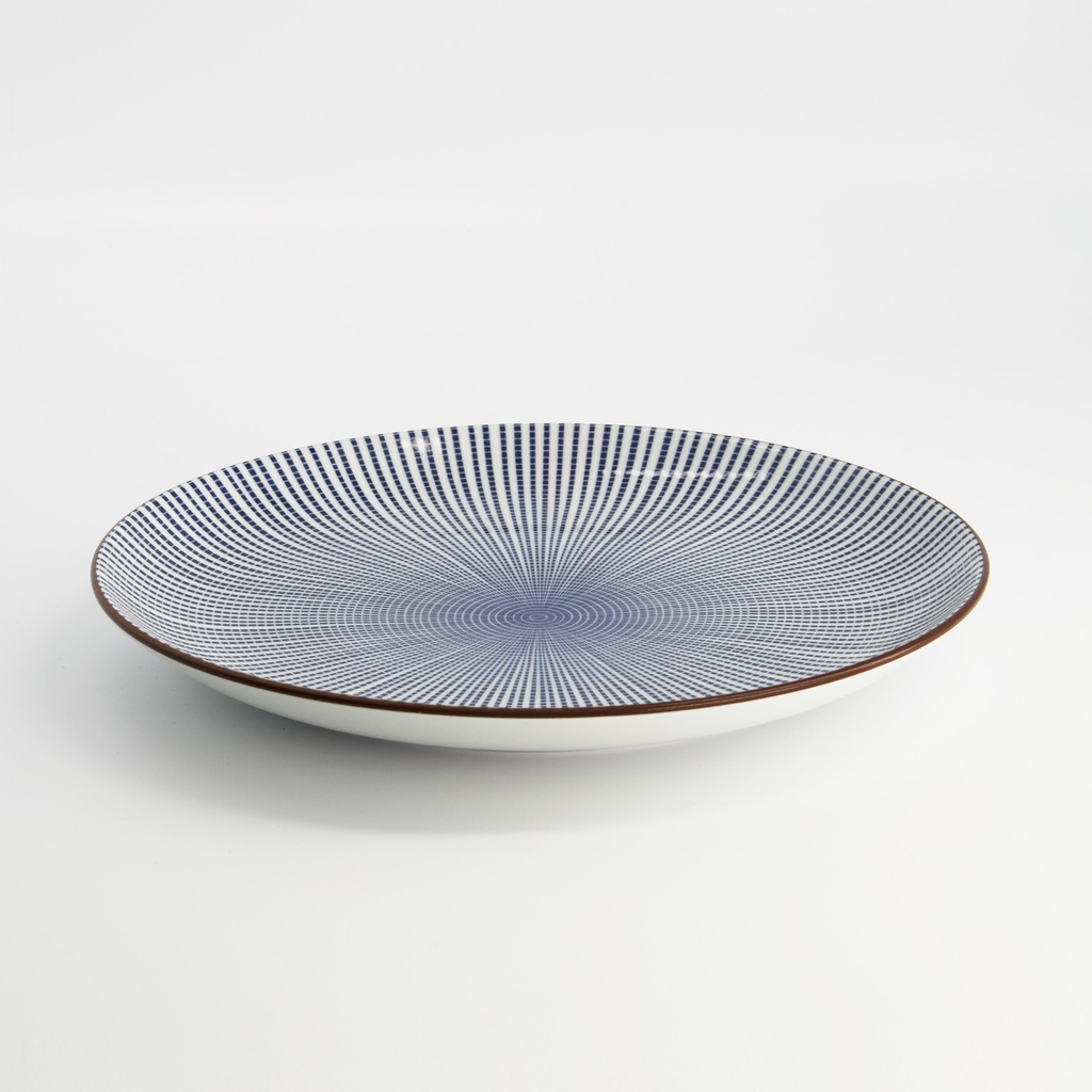 Tallerken "Sandan Blue" 25cm - Tokyo Design Studio — bilde 1