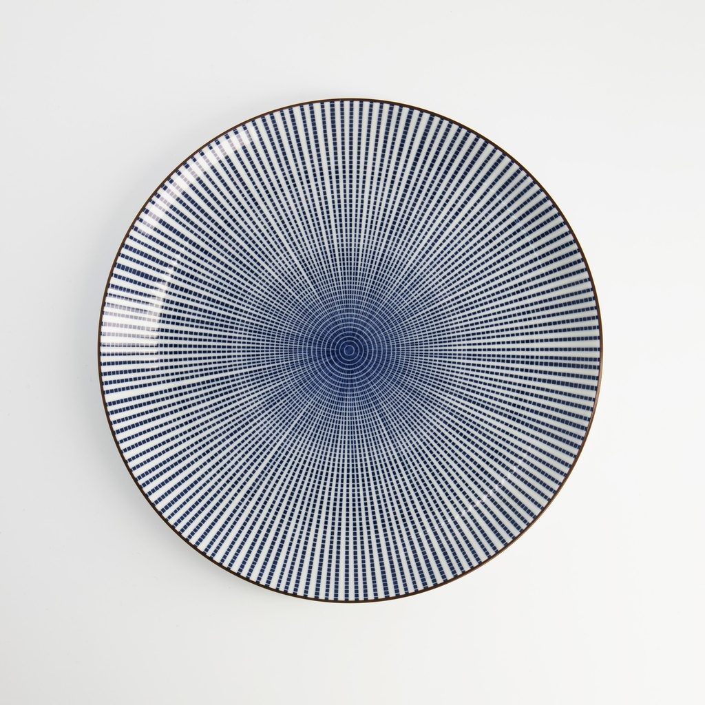 Tallerken "Sandan Blue" 25cm - Tokyo Design Studio — bilde 2