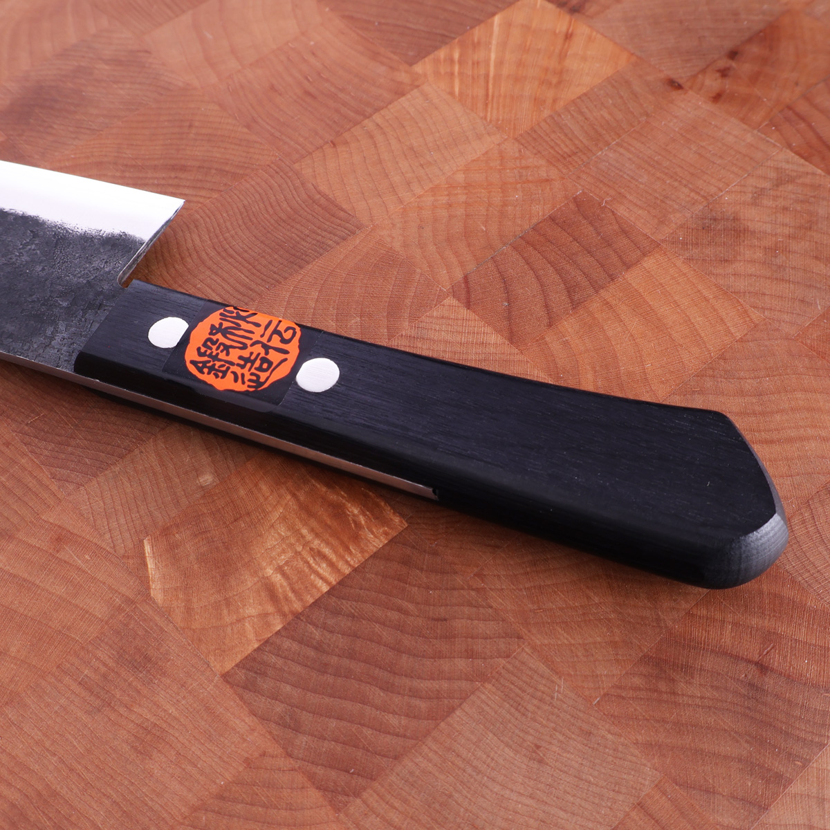 16cm Grønnsakskniv (santoku), Damask, Aogami 2 - Tanaka Shigeki — bilde 3