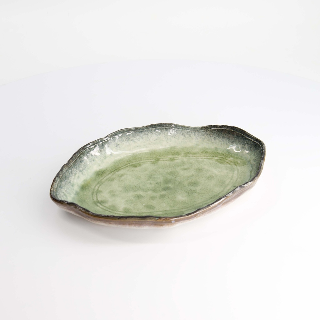 Fat "Yamasaku Green" 25.8x18.4cm - Tokyo design studio — bilde 1