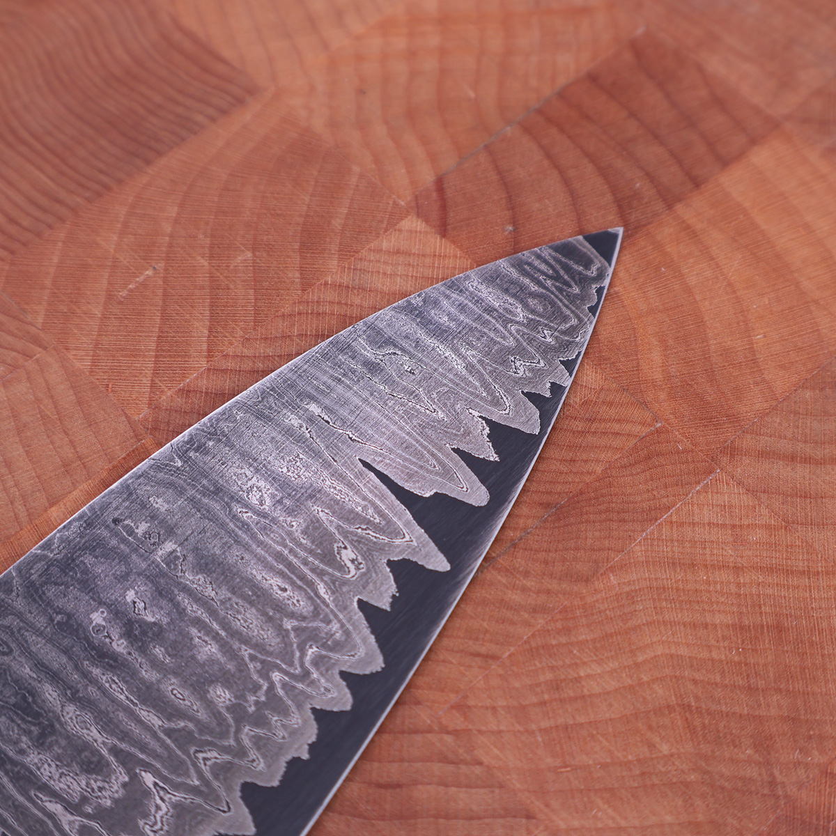 14cm Universalkniv (petty) nr.5, damask - Thulesius Works — bilde 3