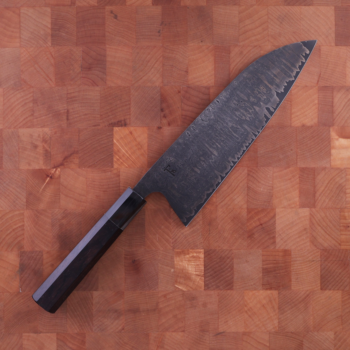21cm Kokkekniv (gyoto) nr.3, damask - Thulesius Works