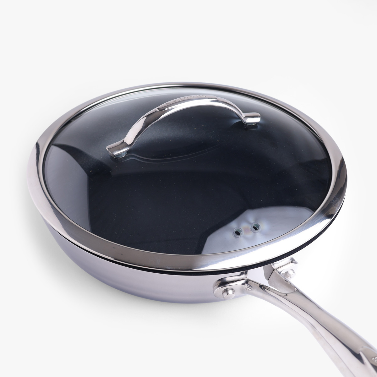 Traktørpanne 28cm m/lokk, HaptIQ - SCANPAN — bilde 2