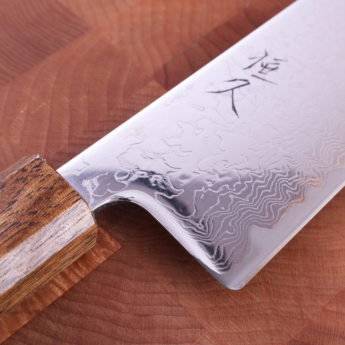 24cm Kokkekniv, Mirror Damask, Eik, VG10 - HARUYUKI — bilde 2