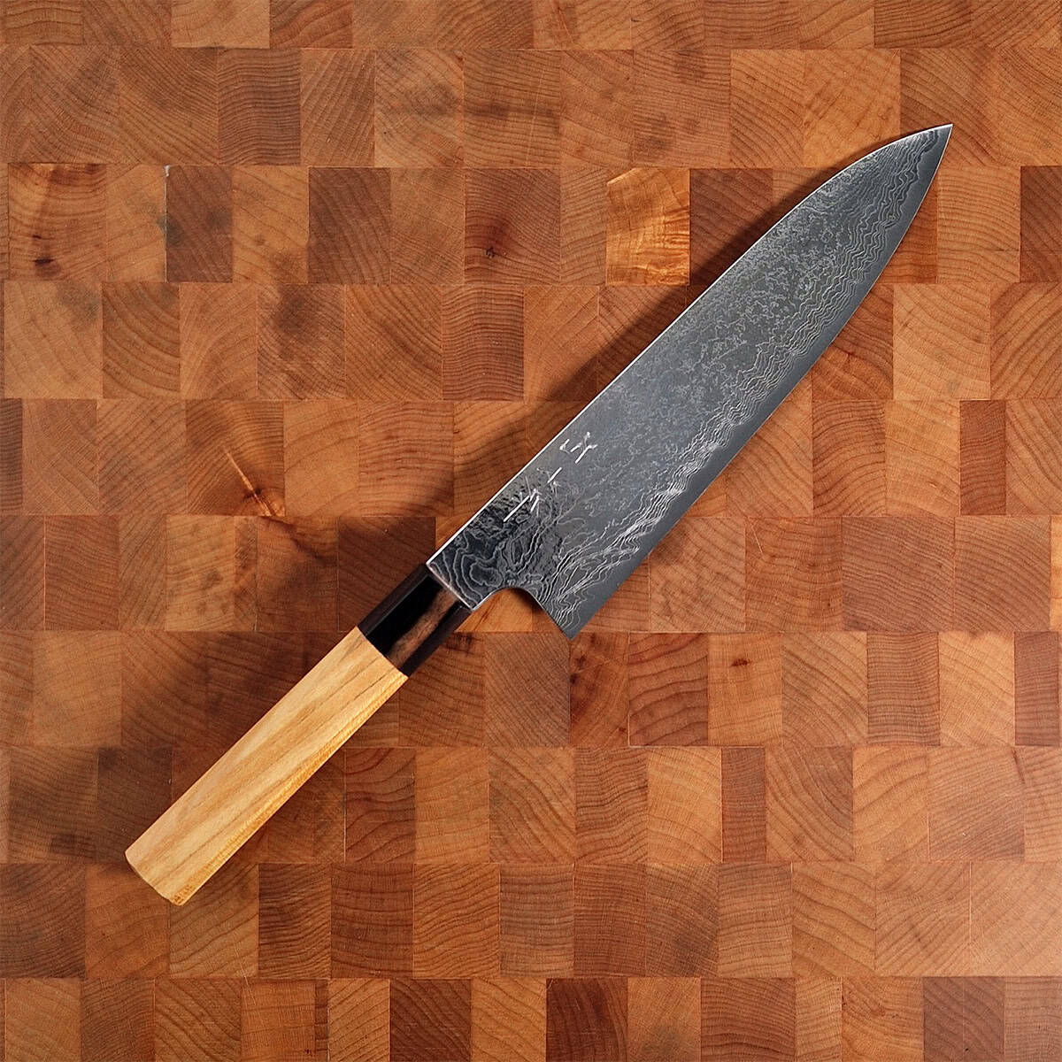 21cm Kokkekniv, Damask og Nashiji, VG10 - YUTA KATAYAMA — bilde 1