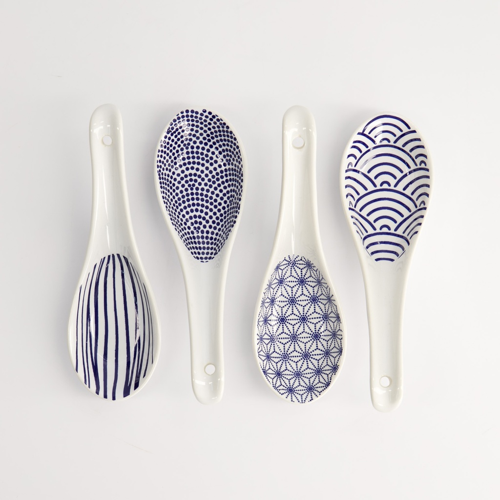 4 stk. Ramenskjer i gaveeske "Nippon Blue" - Tokyo design studio — bilde 2