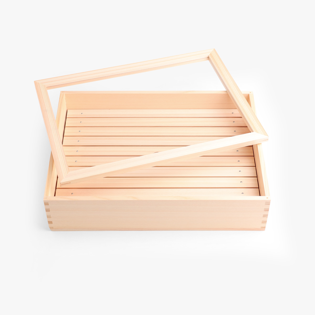 Neta boks, til fremvisning av fisk (39×29×10cm) — bilde 2