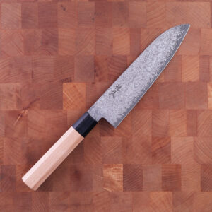 18cm Grønnsakskniv (Santoku) AUS10 Kuroshi/Damask - HARUYUKI