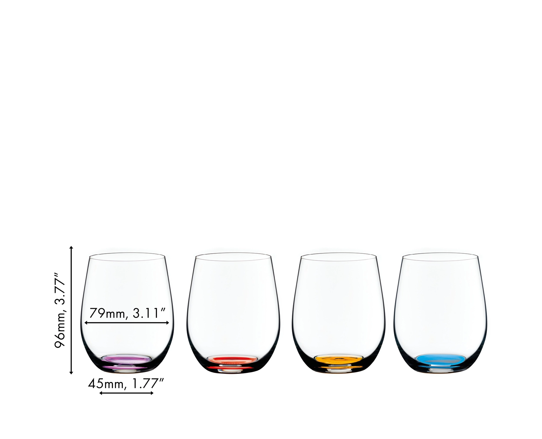 Vannglass, 4stk, O´Happy Vol. 2 - RIEDEL — bilde 3