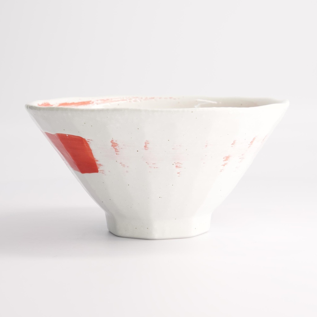 Ramenskål "Maru", Red/white, 650ml - Tokyo design studio — bilde 3