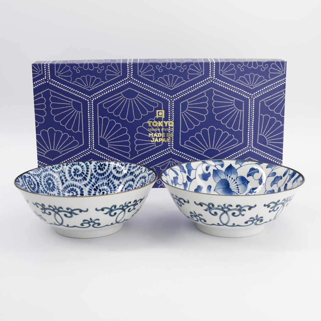 Ramenskål "mixed bowl", 1000ml, 2pk - Tokyo design studio — bilde 1