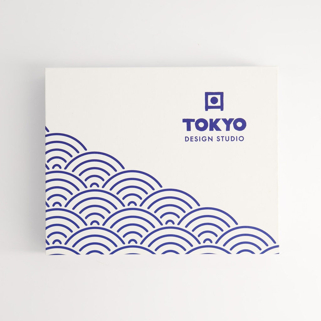 4 stk. Ramenskjer i gaveeske "Nippon Blue" - Tokyo design studio — bilde 6