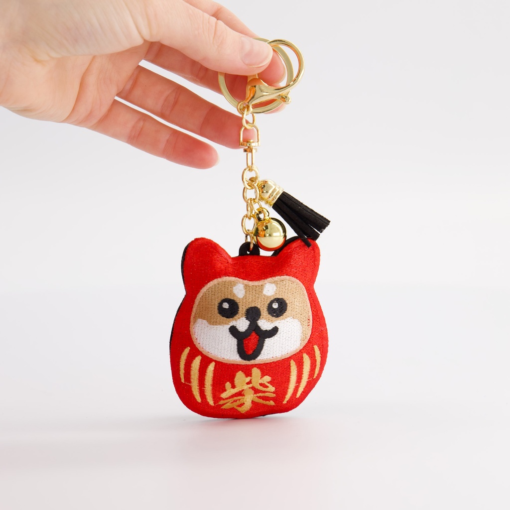 Nøkkelring "Daruma shiba dog" — bilde 3