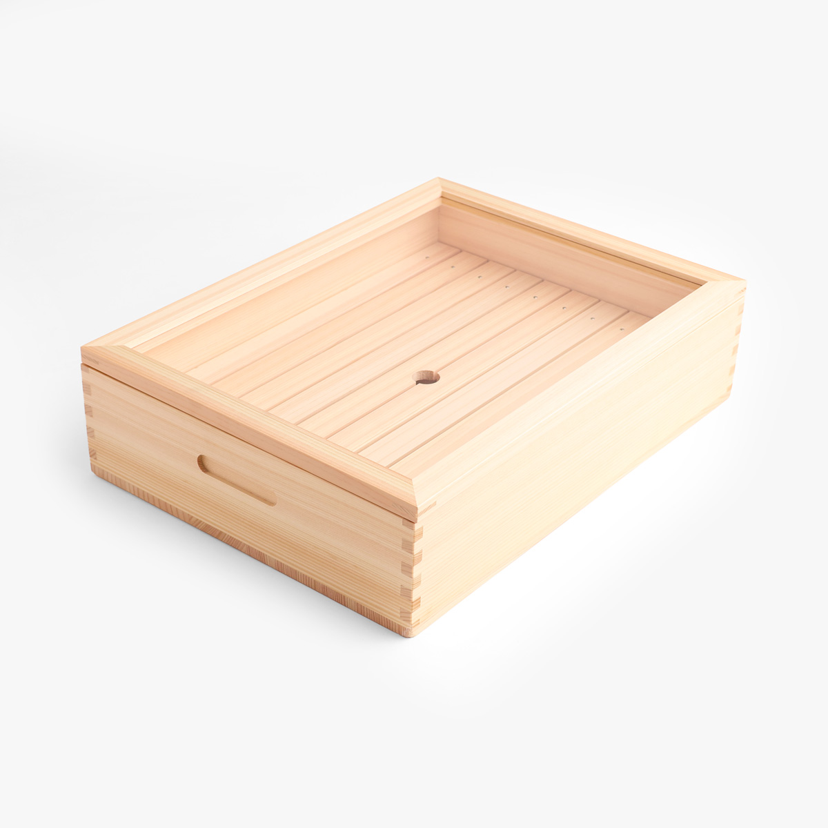 Neta boks, til fremvisning av fisk (39×29×10cm) — bilde 3