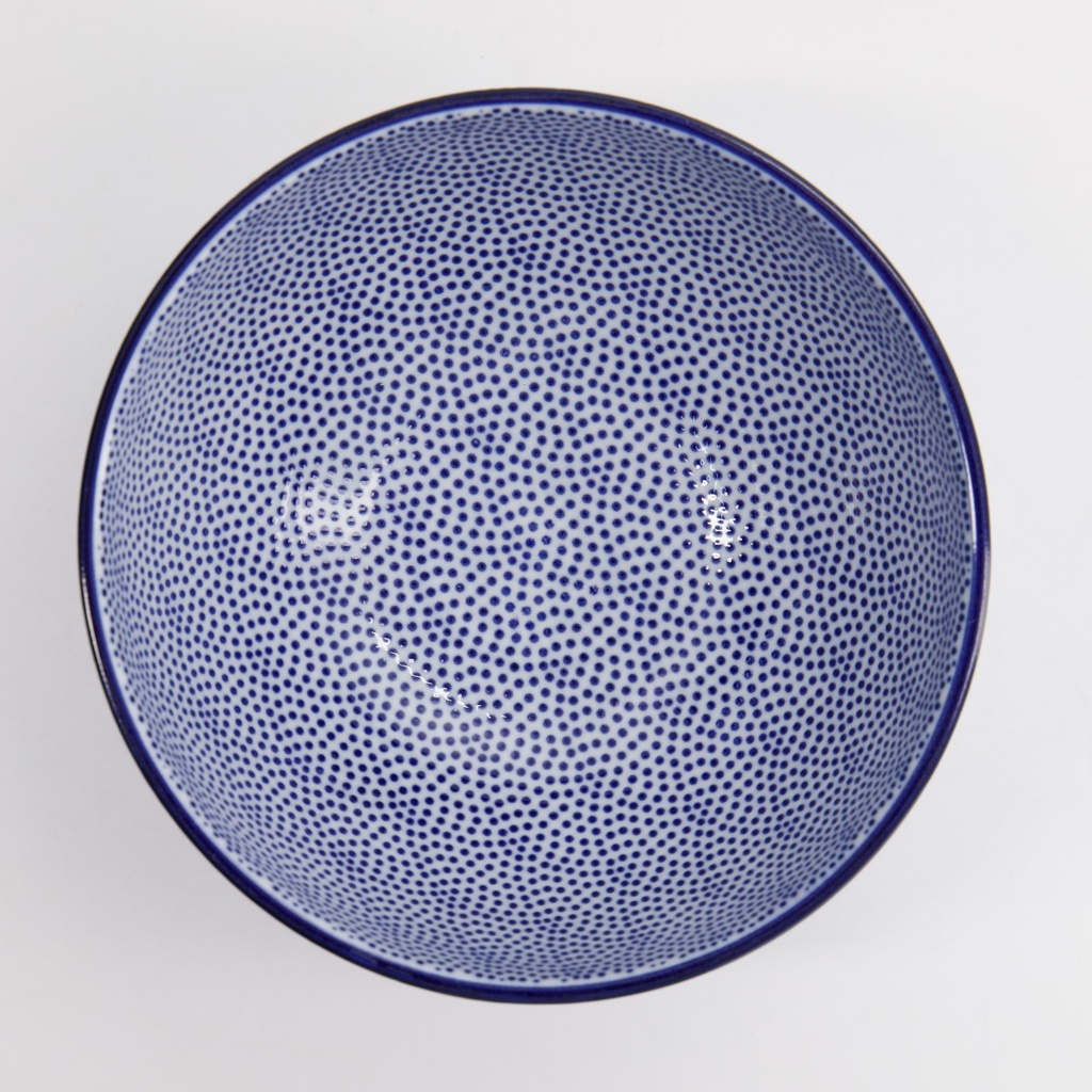 Sanuki Skål, Nippon Blue "dots", 1000ml - Tokyo Design Studio — bilde 2