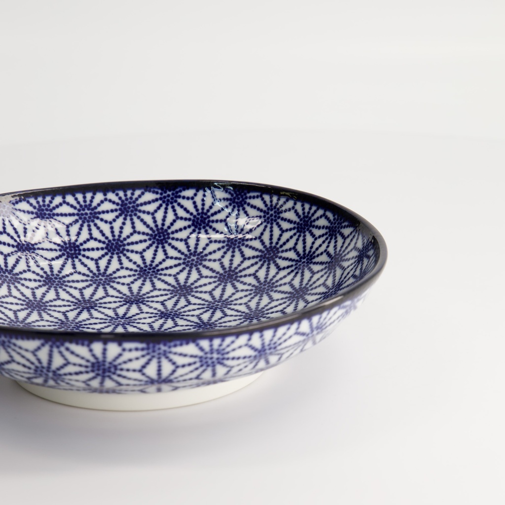 Pastatallerken, Nippon Blue "star", 21x5.2cm - Tokyo Design Studio — bilde 4