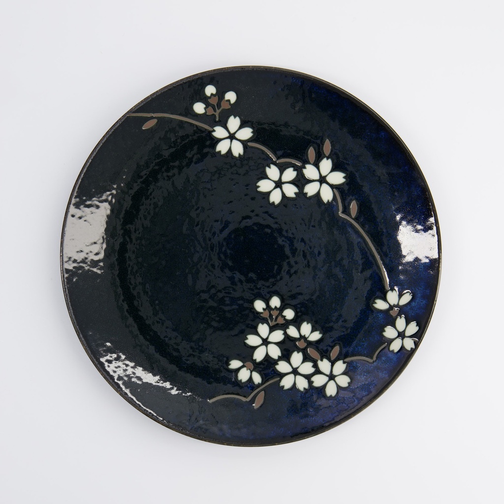 Tallerken "Cobalt Blue", Sakura, 23.5cm - Tokyo Design Studio — bilde 3