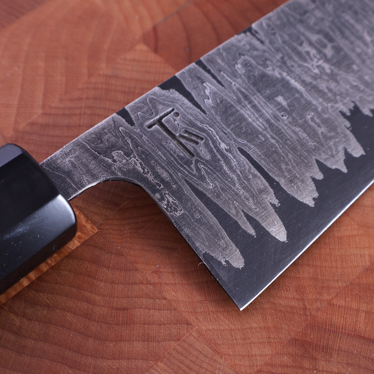 14cm Universalkniv (petty) nr.4, damask - Thulesius Works — bilde 2