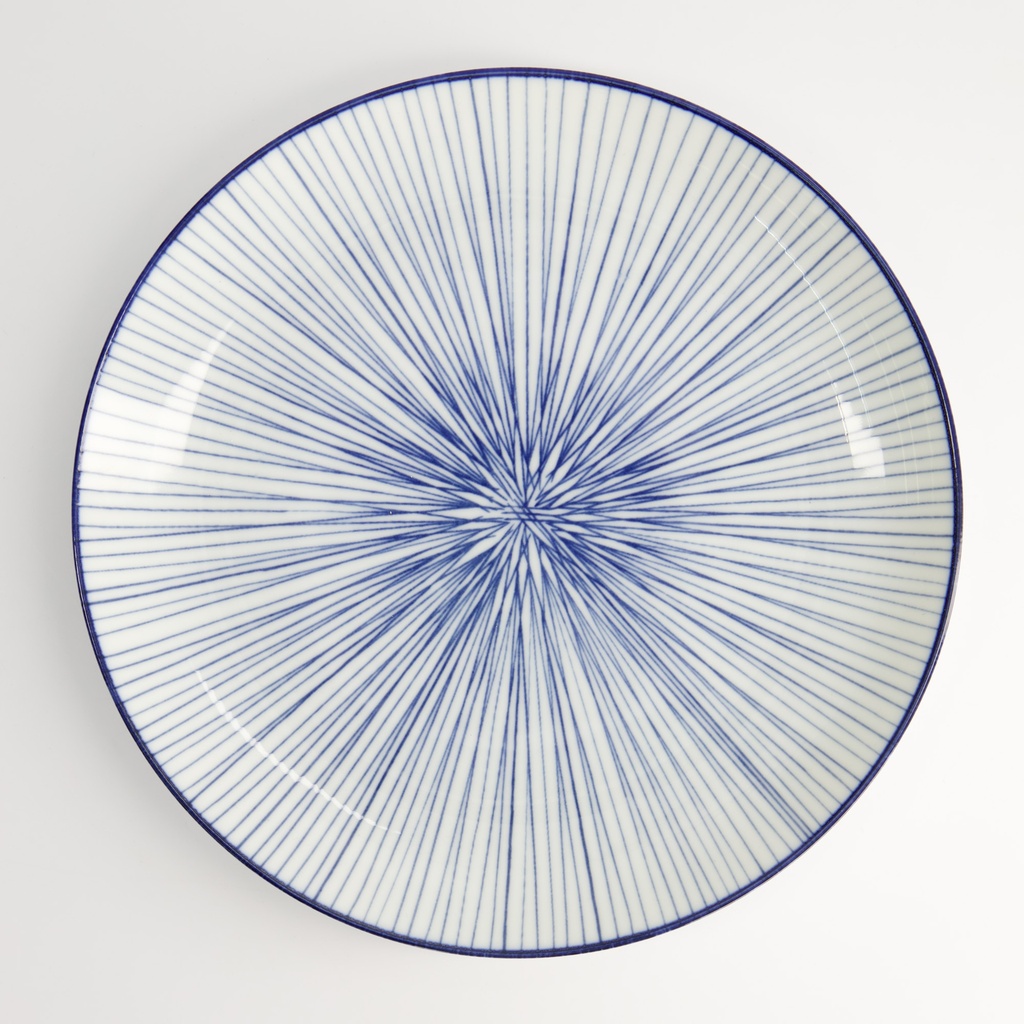 Tallerken, Nippon Blue "line", 25.7x3cm - Tokyo Design Studio — bilde 2