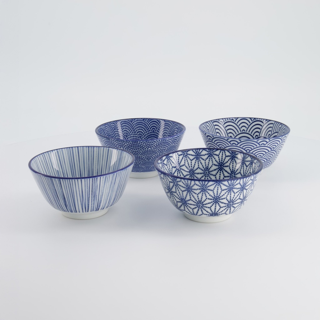 Gavesett, Risbolle 4stk, Nippon Blue, 300ml - Tokyo Design Studio — bilde 5
