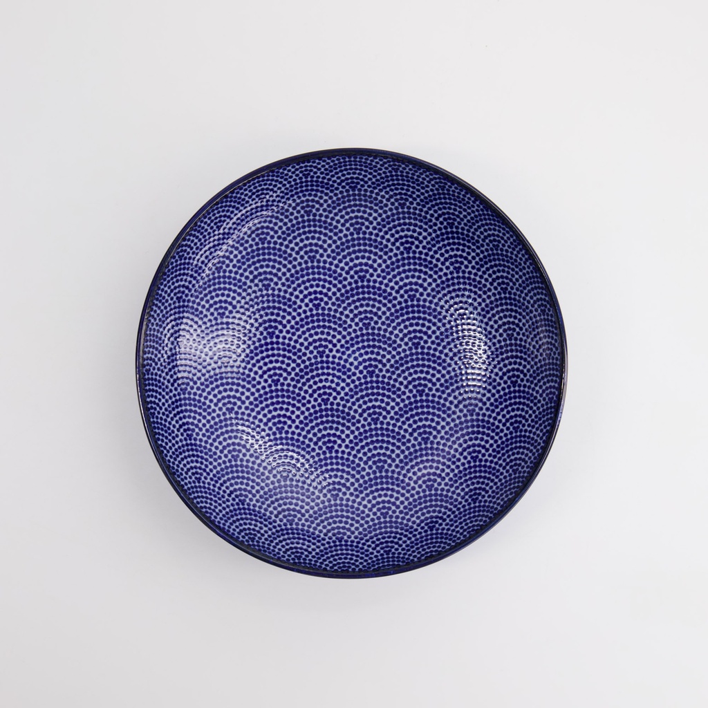 Pastatallerken, Nippon Blue "dots", 21x5.2cm - Tokyo Design Studio — bilde 4