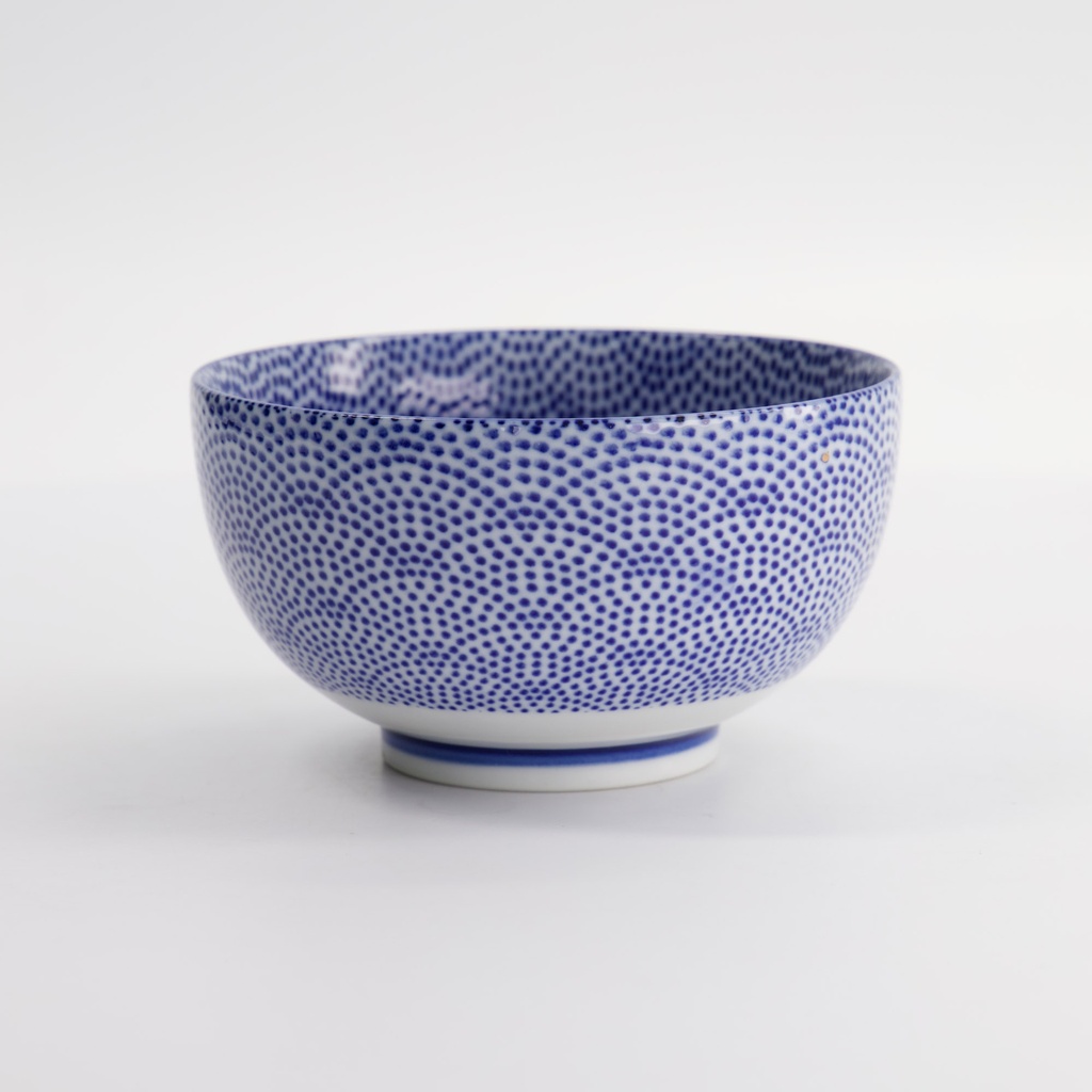 Skål, Nippon Blue "dots", 450ml - Tokyo Design Studio — bilde 3