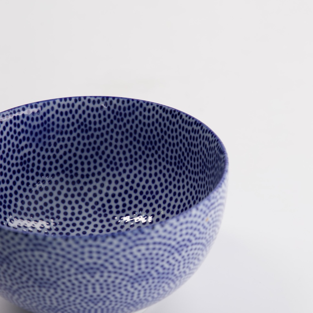 Skål, Nippon Blue "dots", 450ml - Tokyo Design Studio — bilde 4