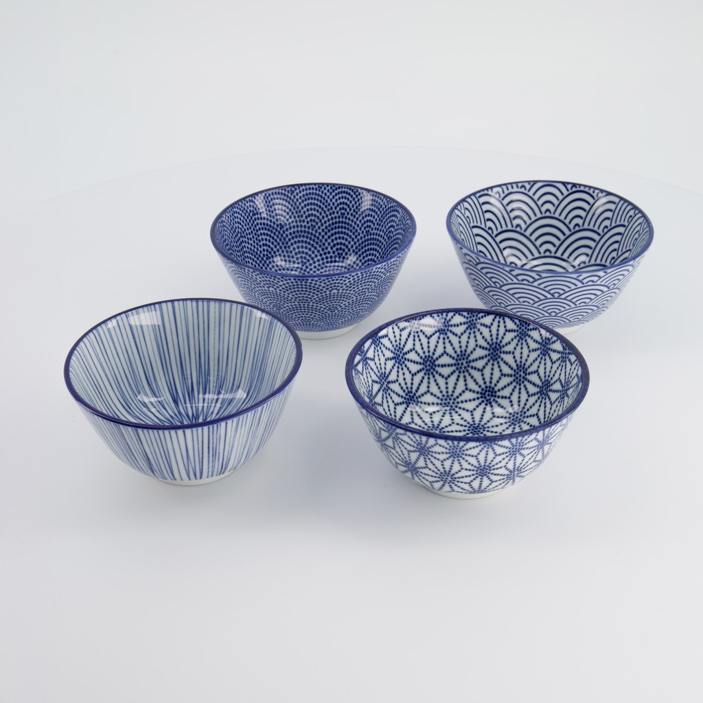 Gavesett, Risbolle 4stk, Nippon Blue, 300ml - Tokyo Design Studio — bilde 3