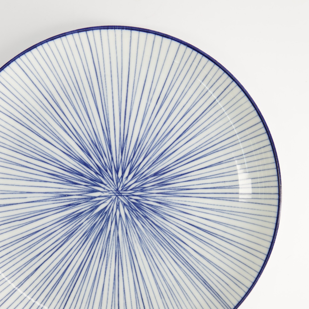 Tallerken, Nippon Blue "line", 25.7x3cm - Tokyo Design Studio — bilde 4