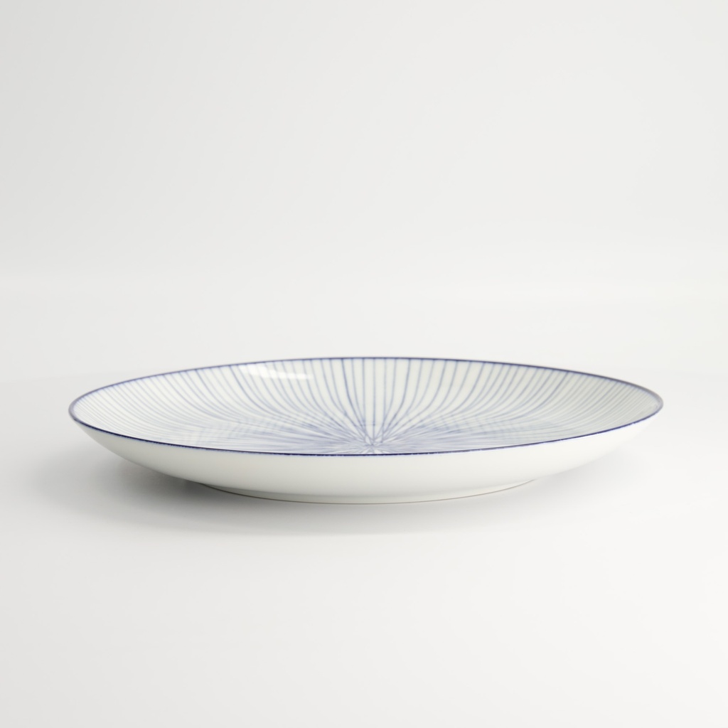 Tallerken, Nippon Blue "line", 25.7x3cm - Tokyo Design Studio — bilde 3