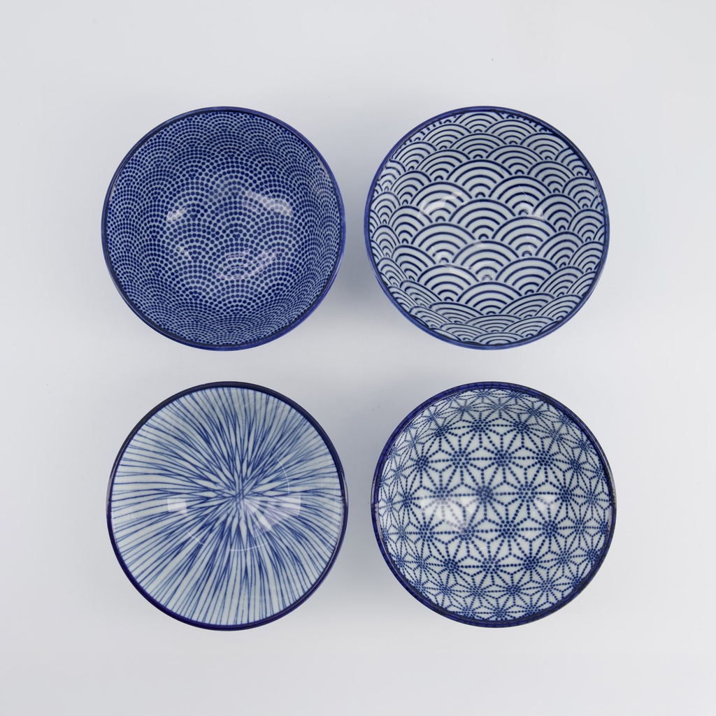 Gavesett, Risbolle 4stk, Nippon Blue, 300ml - Tokyo Design Studio — bilde 4