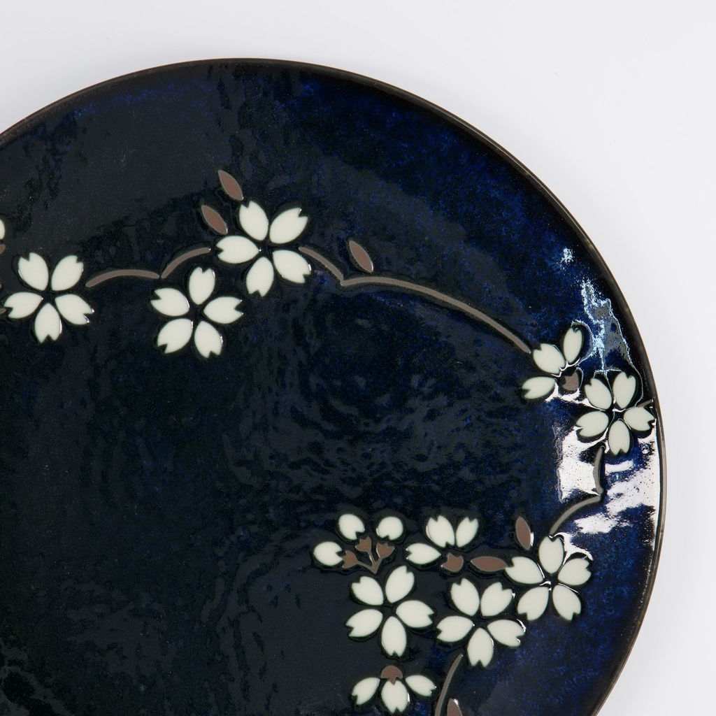 Tallerken "Cobalt Blue", Sakura, 23.5cm - Tokyo Design Studio — bilde 4