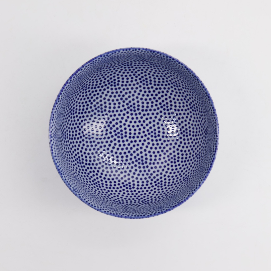 Skål, Nippon Blue "dots", 450ml - Tokyo Design Studio — bilde 2