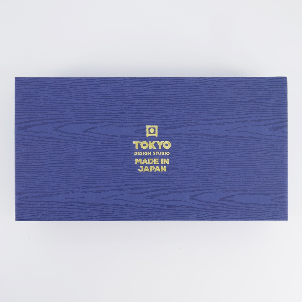 Gavesett, Tayo skål 2stk, m/Spisepinner "wave + dots" 15.2x6.7cm - Tokyo Design Studio — bilde 7