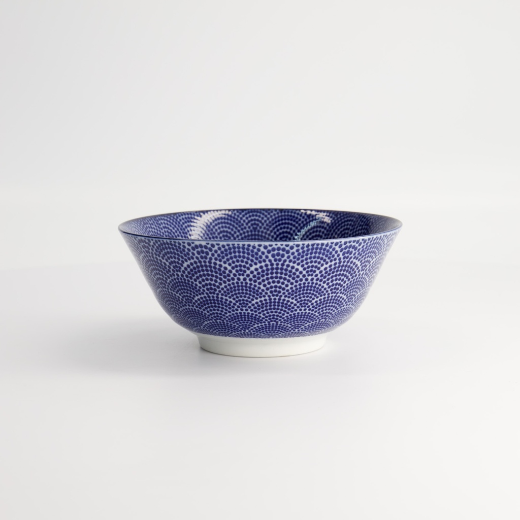 Tayo Skål, Nippon Blue "dots", 500ml - Tokyo Design Studio — bilde 3