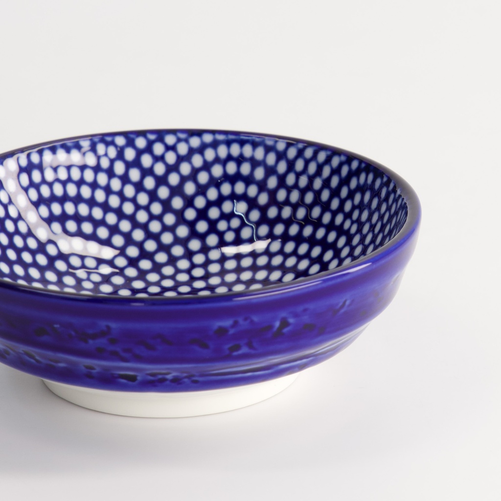 Liten skål, Nippon Blue "dots",9.5x3cm - Tokyo Design Studio — bilde 4