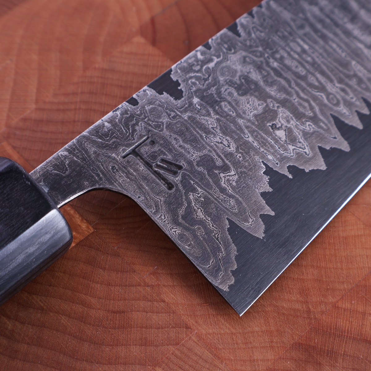 14cm Universalkniv (petty) nr.3, damask - Thulesius Works — bilde 2