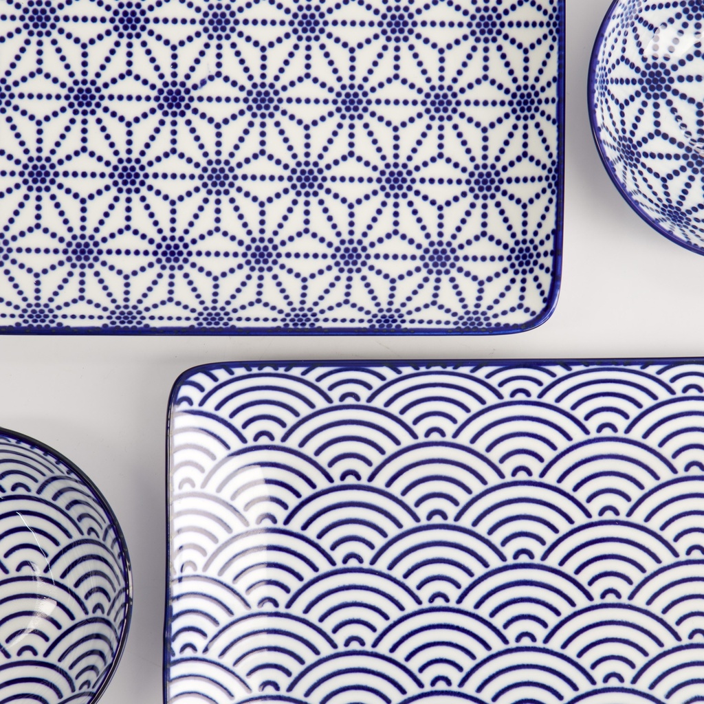 Gavesett, 6 deler, Nippon Blue "stars + wave" - Tokyo Design Studio — bilde 4