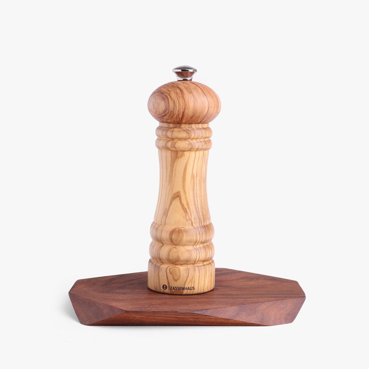 Kvern (tradisjonell), pepper, 18cm, oliventre - ZASSENHAUS — bilde 1