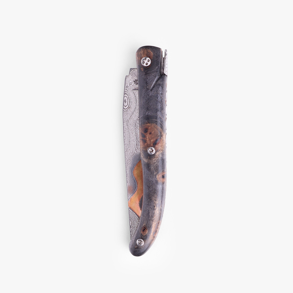 Foldekniv, 12cm, "Burl" - Claude Dozorme Laguiole — bilde 2