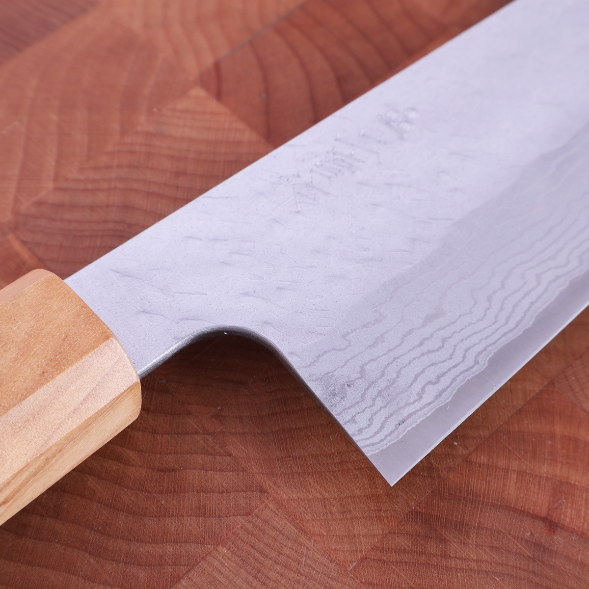 21cm Kokkekniv (gyoto), Vg10 damask/tsuchime - NIGARA HAMONO — bilde 2