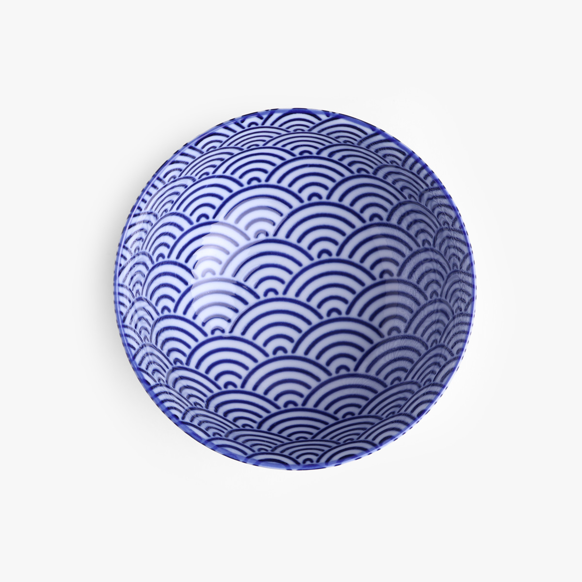 Skål, Nippon Blue "wave", 500ml - Tokyo Design Studio — bilde 2